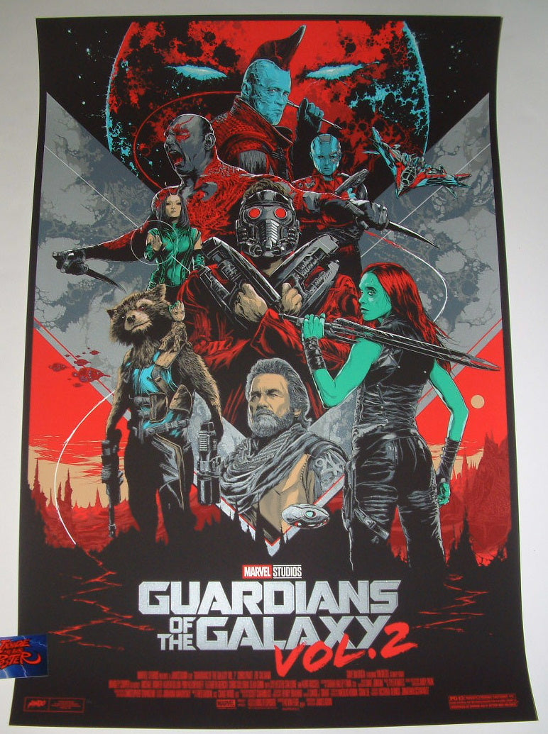 Ken Taylor Guardians Of The Galaxy Vol 2 Movie Poster 2017 Mondo