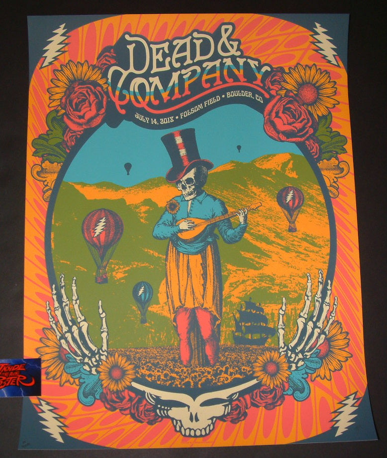 Status Serigraph Dead & Company Boulder Poster 2018 Night 2 Inside