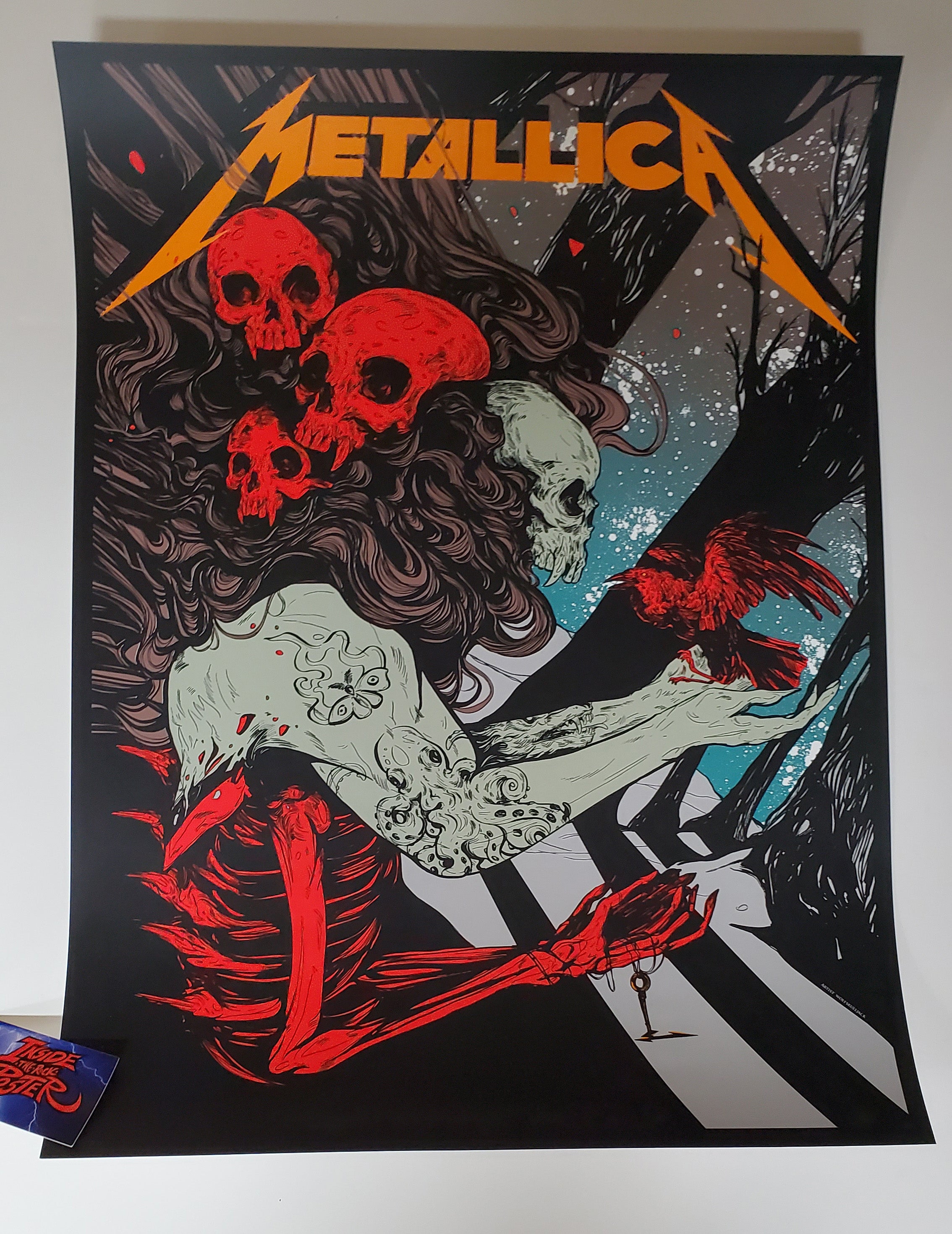 Wolfskull Jack Metallica Holiday Poster 2019 | Inside the Poster