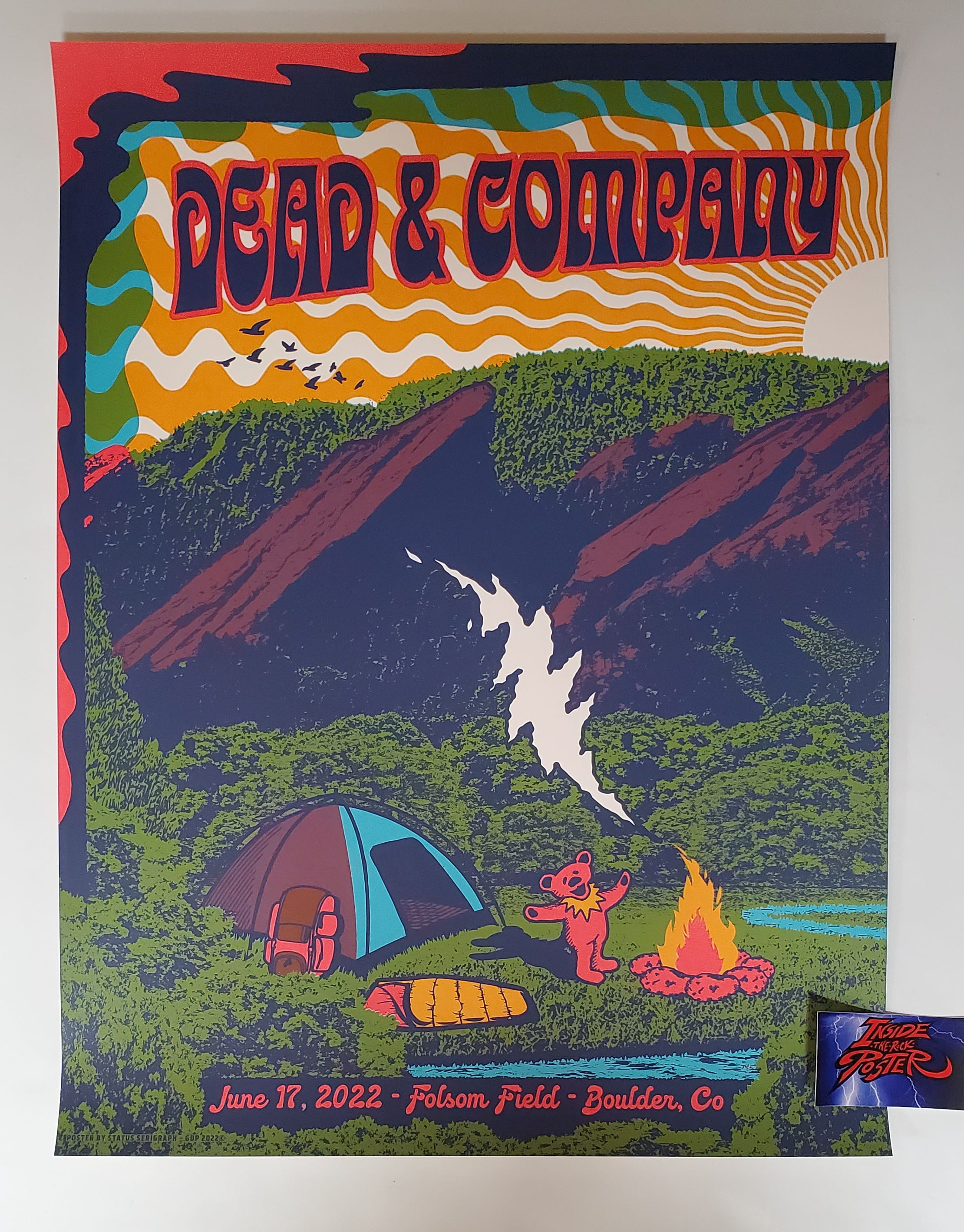 Status Serigraph Dead & Company Boulder Poster Day Variant AP 2022