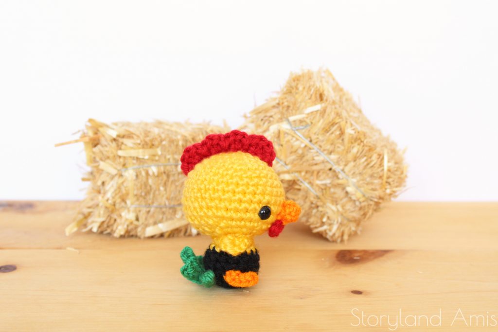 Storyland Amis, Free Amigurumi Crochet Pattern, Rooster