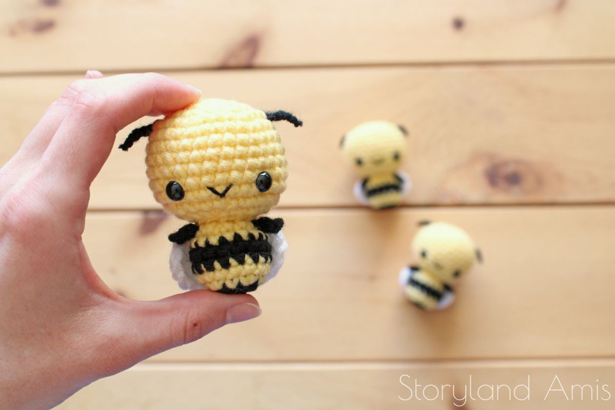 Free Amigurumi Bumble Bee Pattern-Storyland Amis