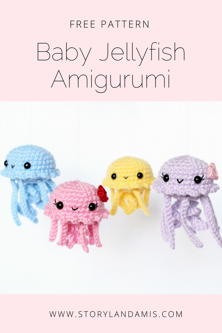 Storyland Amis, Free Pattern, Jellyfish Amigurumi