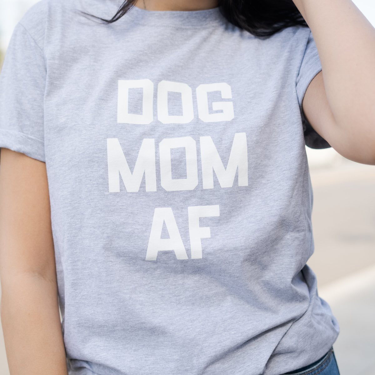 dog mom af shirt