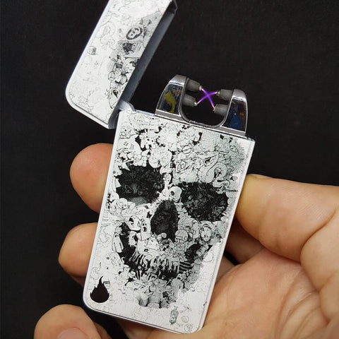 Psycho Skull The Flame X Electric Lighter hands on view