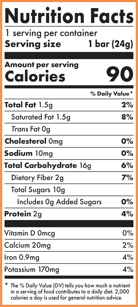 Skout Organic Peach Cobbler Kids Bar