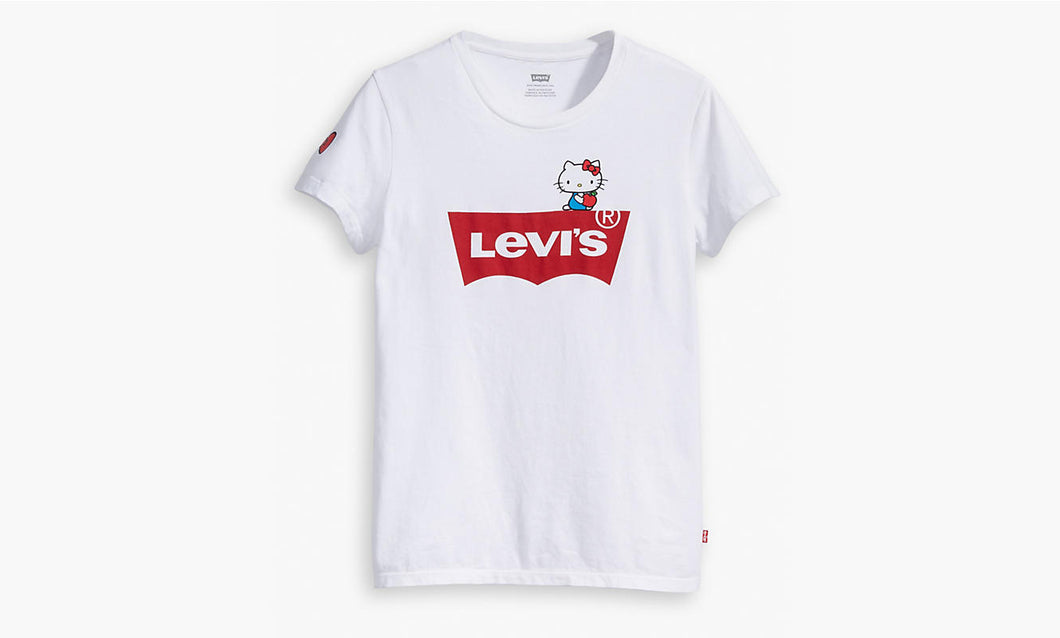 Levis Women's Perfect Hello Kitty Batwing Ringer Logo T-Shirt – Imax  Fashions
