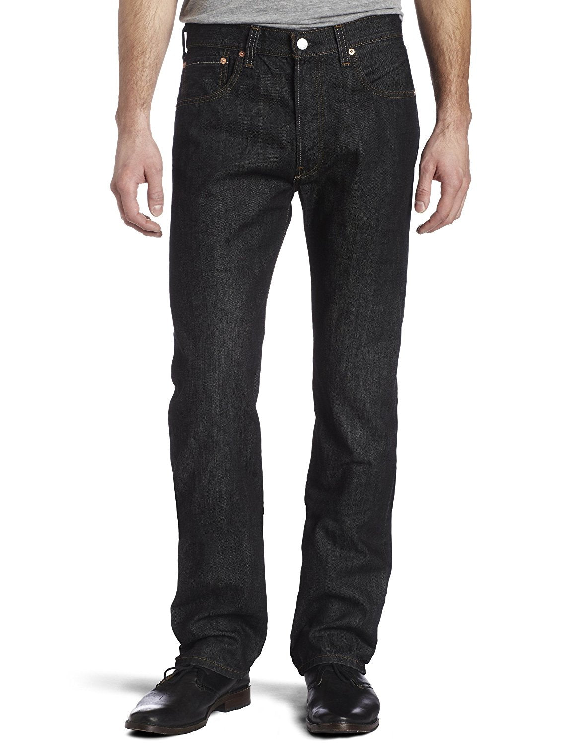 levis 501 polished black