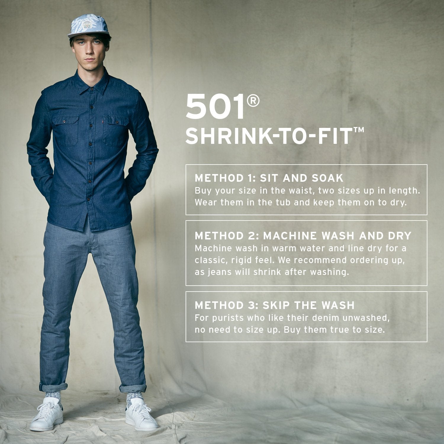 Levi's Men's 501 Original Shrink-to-Fit Jeans – Imax Fashions