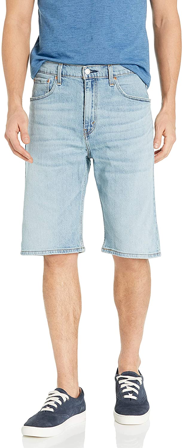 levi's men's 569 loose straight denim shorts