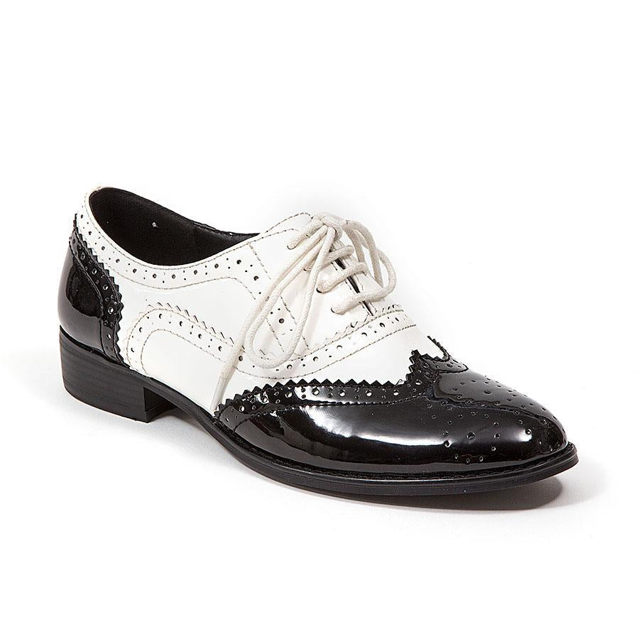 babe lace up oxfords