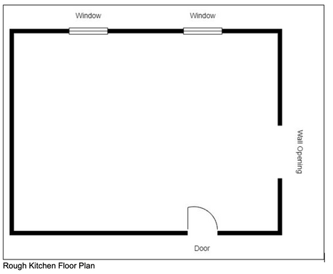 kitchen floor plan