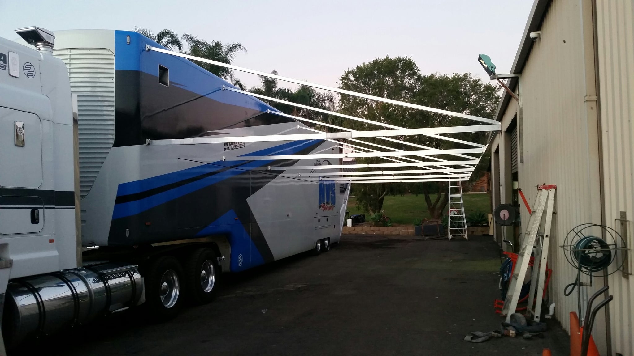 Racecar Trailer Awning Per Bay Ftpe