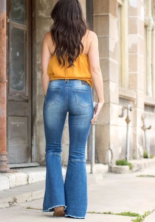 Denim Flared Jeans – Gun Slinging Gypsy