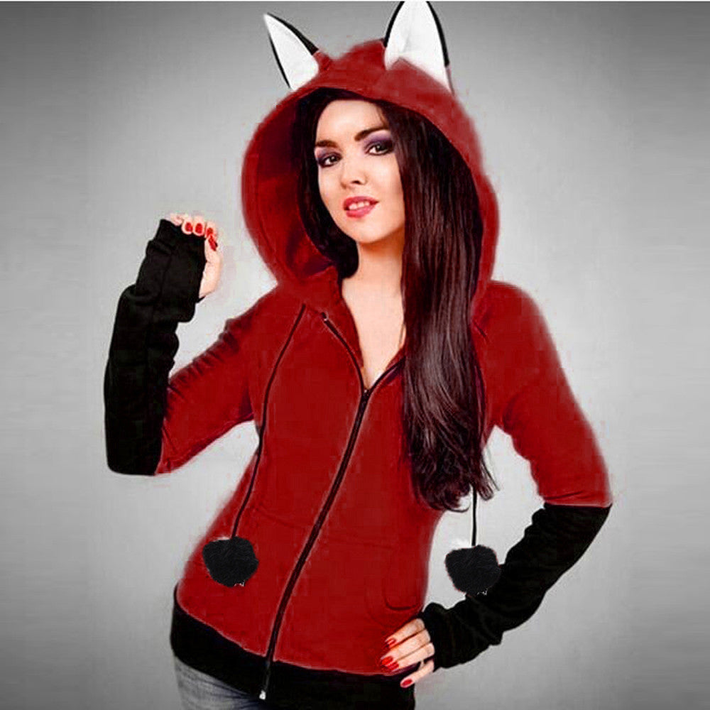 fox hoodie jacket