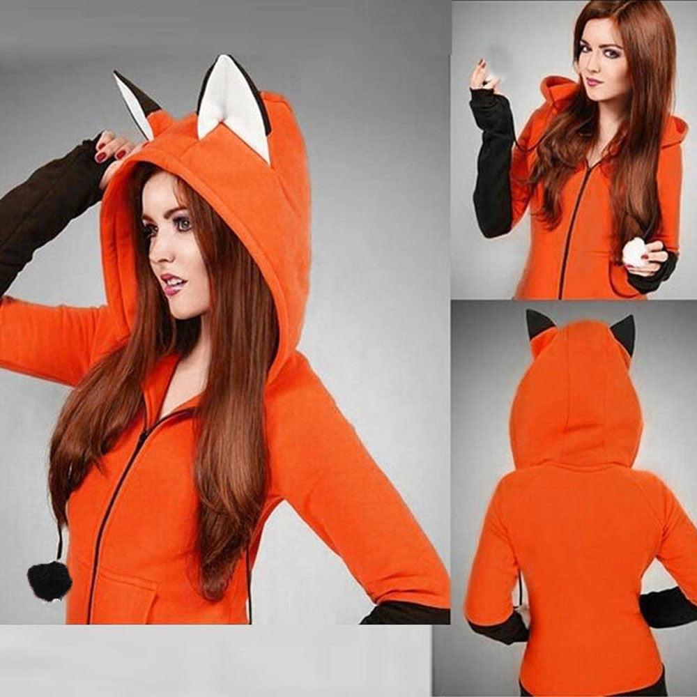 Fox Ears Hoodie - Blended Kulture 