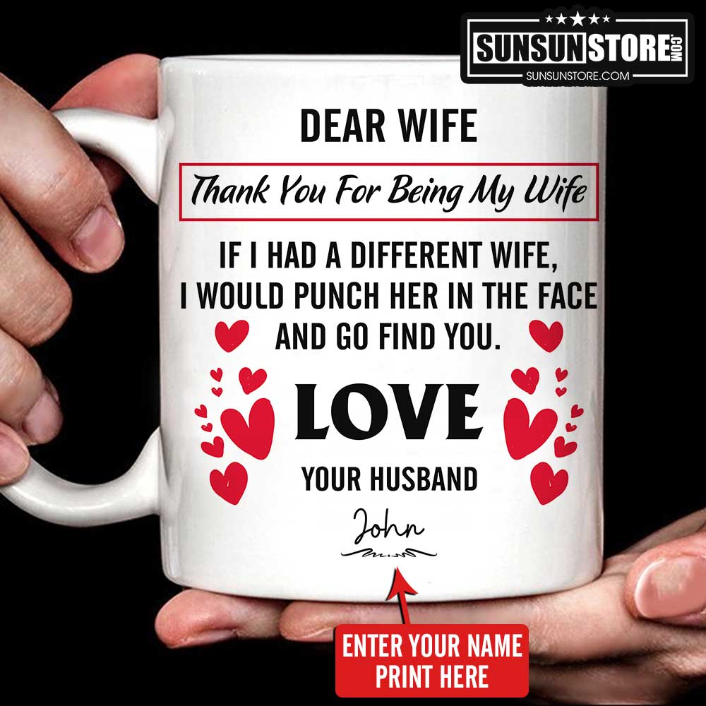 dear wife mug