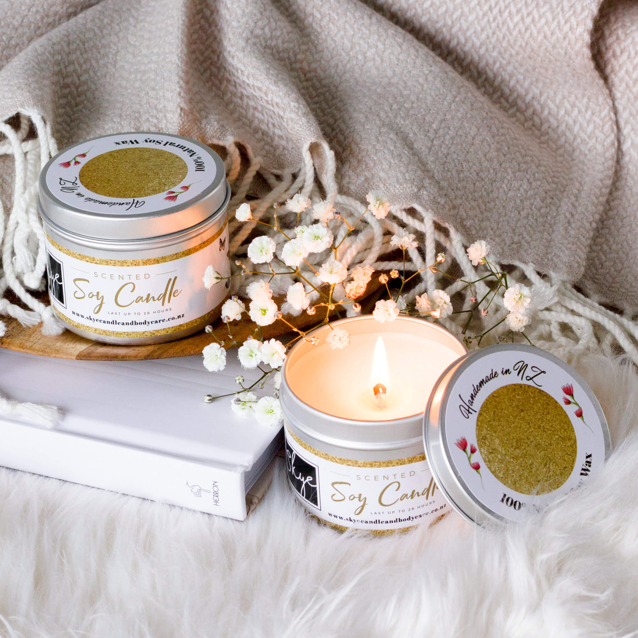 Soy Wax Travel Candles NZ Skye Candle And Body Care