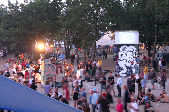 At the Roskilde Festival