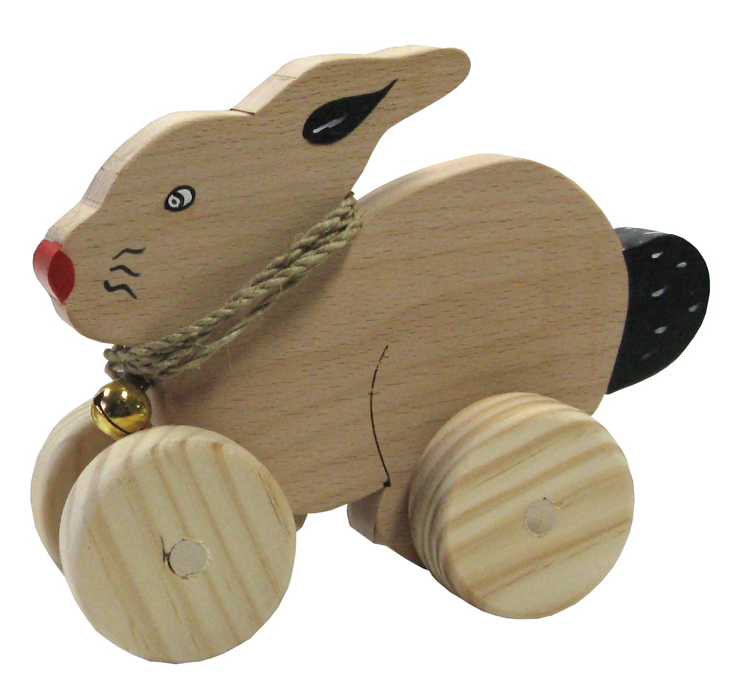 jouet en bois pour lapin