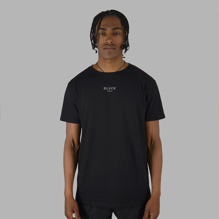 Black Branded Tee | Blvck Paris