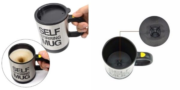 Self Stirring Mug - 13.5 oz - 6 colors, Drinkware