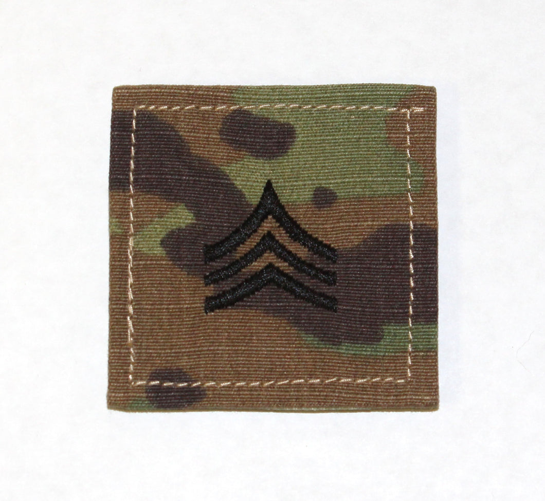 RANK W/VELCRO SGT E-5 OCP - 0836 – General Jackson's