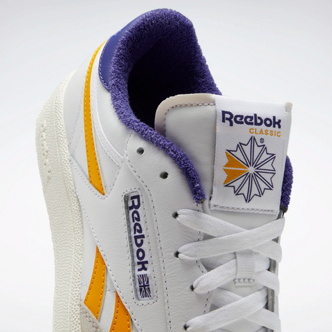 Geleidbaarheid partner Verder Reebok Men's Club C Revenge Shoes - Cloud White / Collegiate Gold / Bo —  Just For Sports