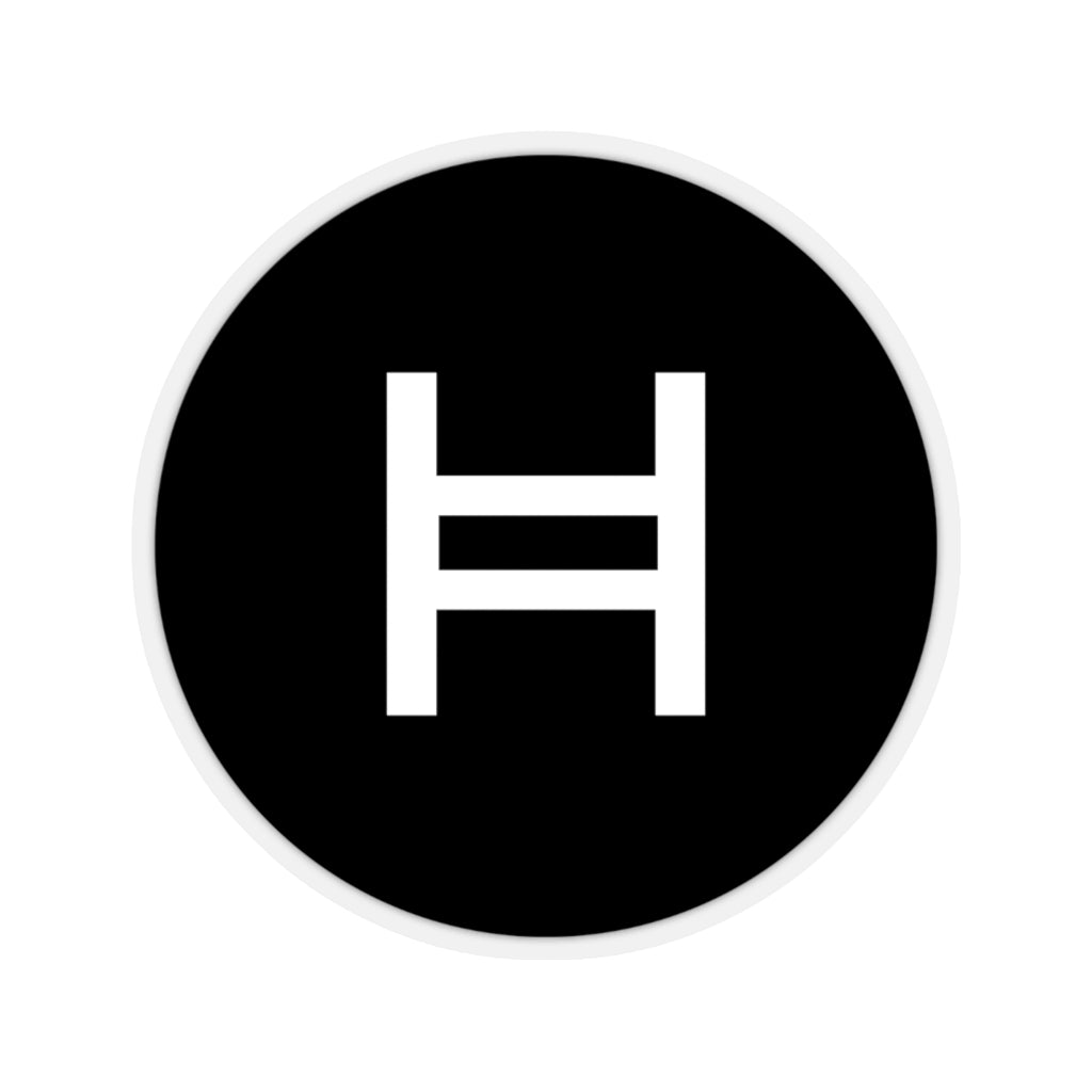 Hedera Hashgraph (HBAR) Cryptocurrency Symbol Stickers ...