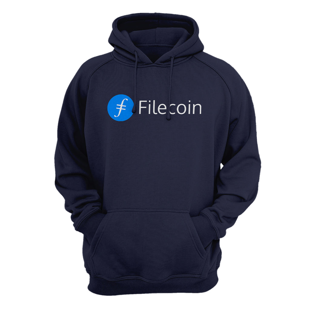 Filecoin (FIL) Cryptocurrency Symbol Hooded Sweatshirt ...