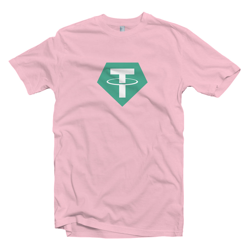 Tether (USDT) Cryptocurrency Symbol T-shirt – Crypto Wardrobe