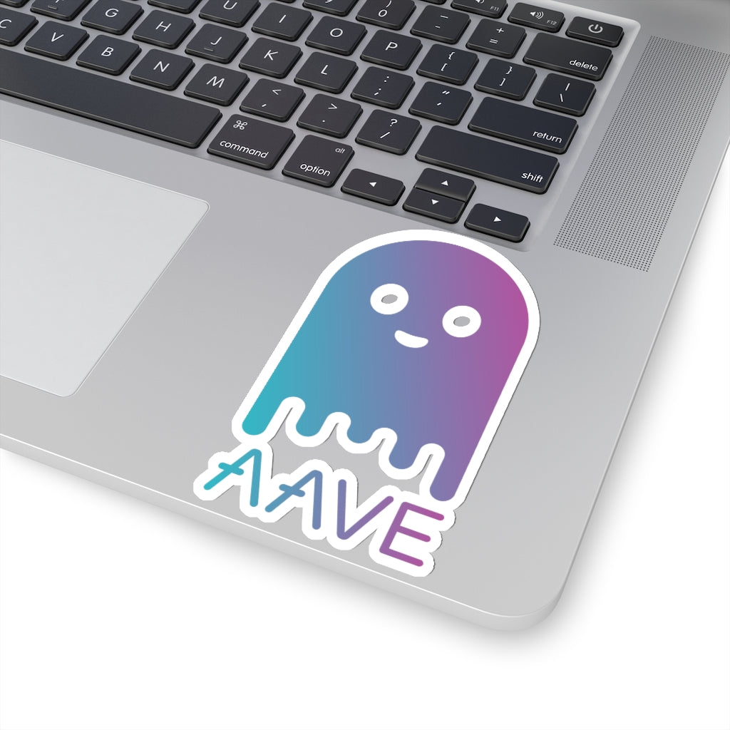 Aave (AAVE) Cryptocurrency Symbol Stickers – Crypto Wardrobe