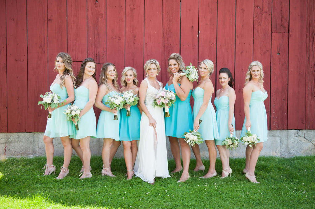 boho bridal party