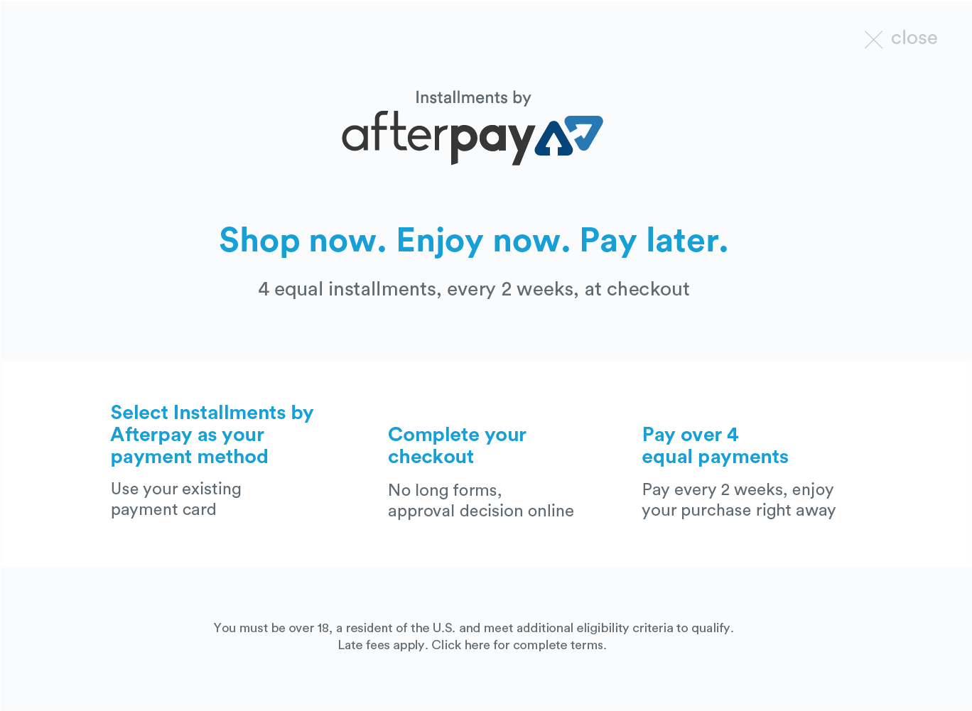 How you can use Afterpay to pay for groceries