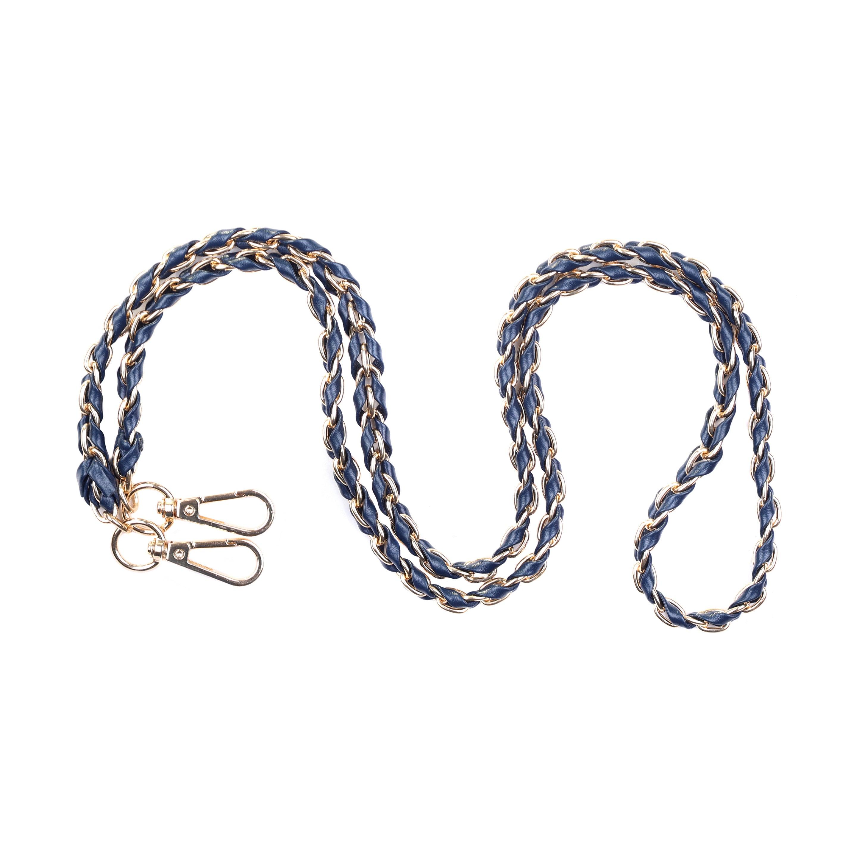 Strap Gold Chain Stone Weave – Pom Pom London