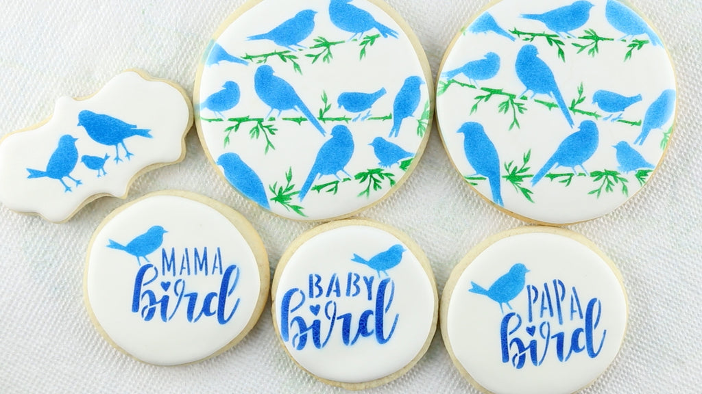 Now you have a creative flock of bird cookies for your family