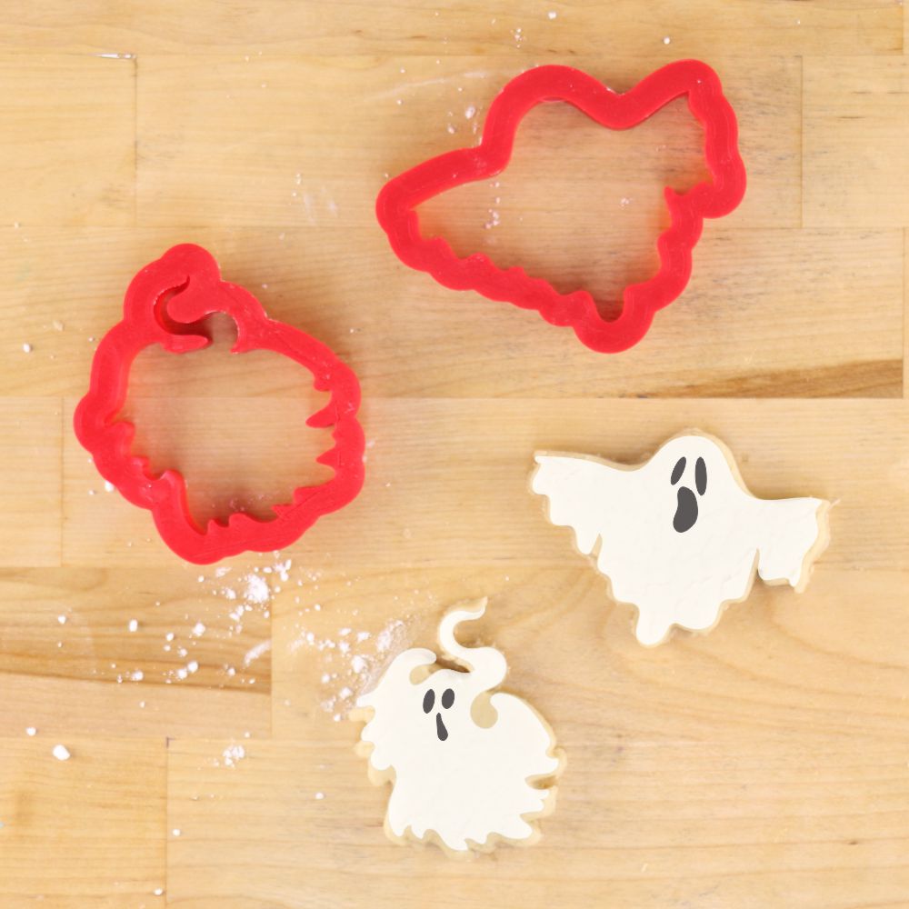 Ghosts Cookie Stencil for Halloween