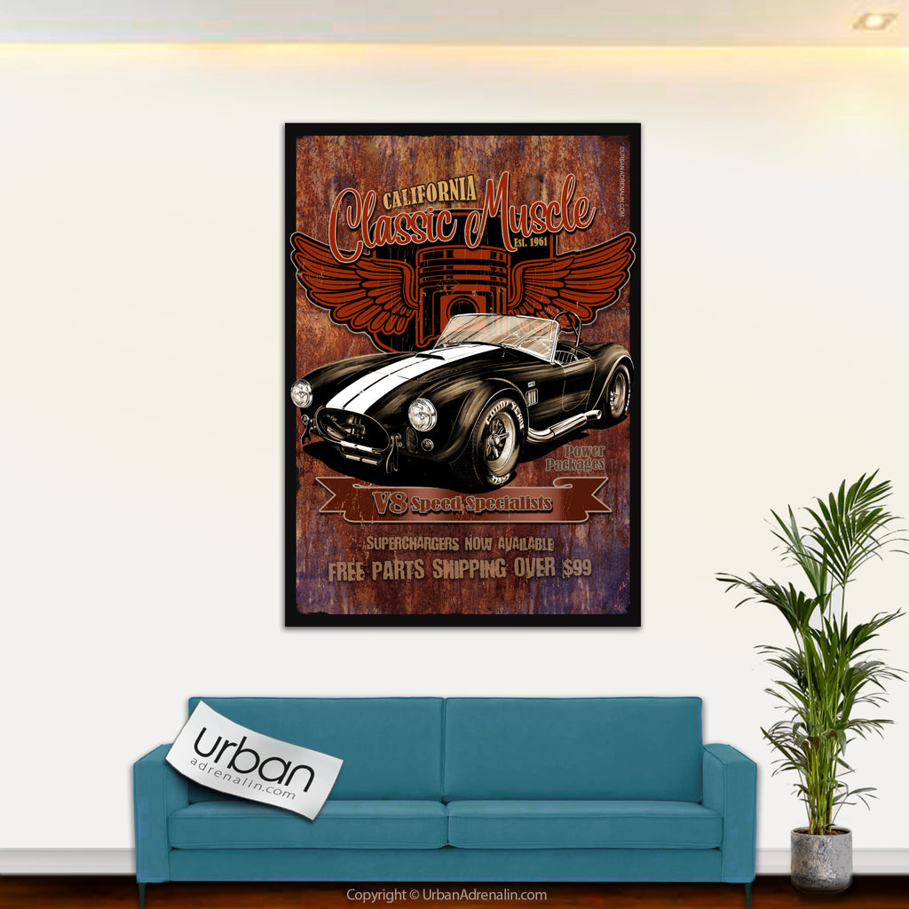 AC Cobra "Classic Muscle" large format print