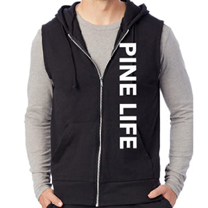 sleeveless warm up hoodie