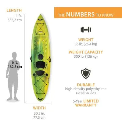 Lifetime Temptation 110 Kayak (Paddle Included)