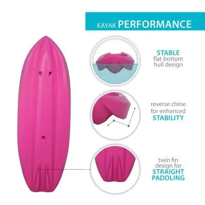 Lifetime Wave 60 Youth Kayak (Paddle Included)