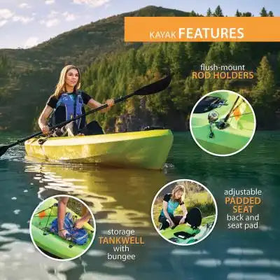 Lifetime Temptation 110 Kayak (Paddle Included)