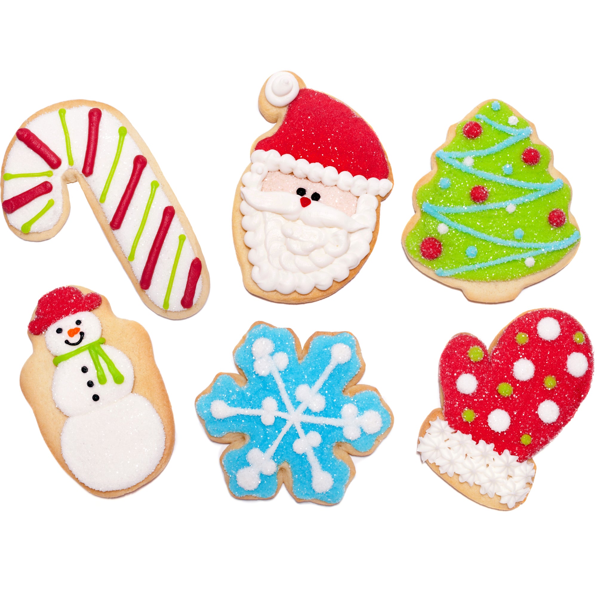 A Dozen Decorated Christmas Cookies Barbee Cookies