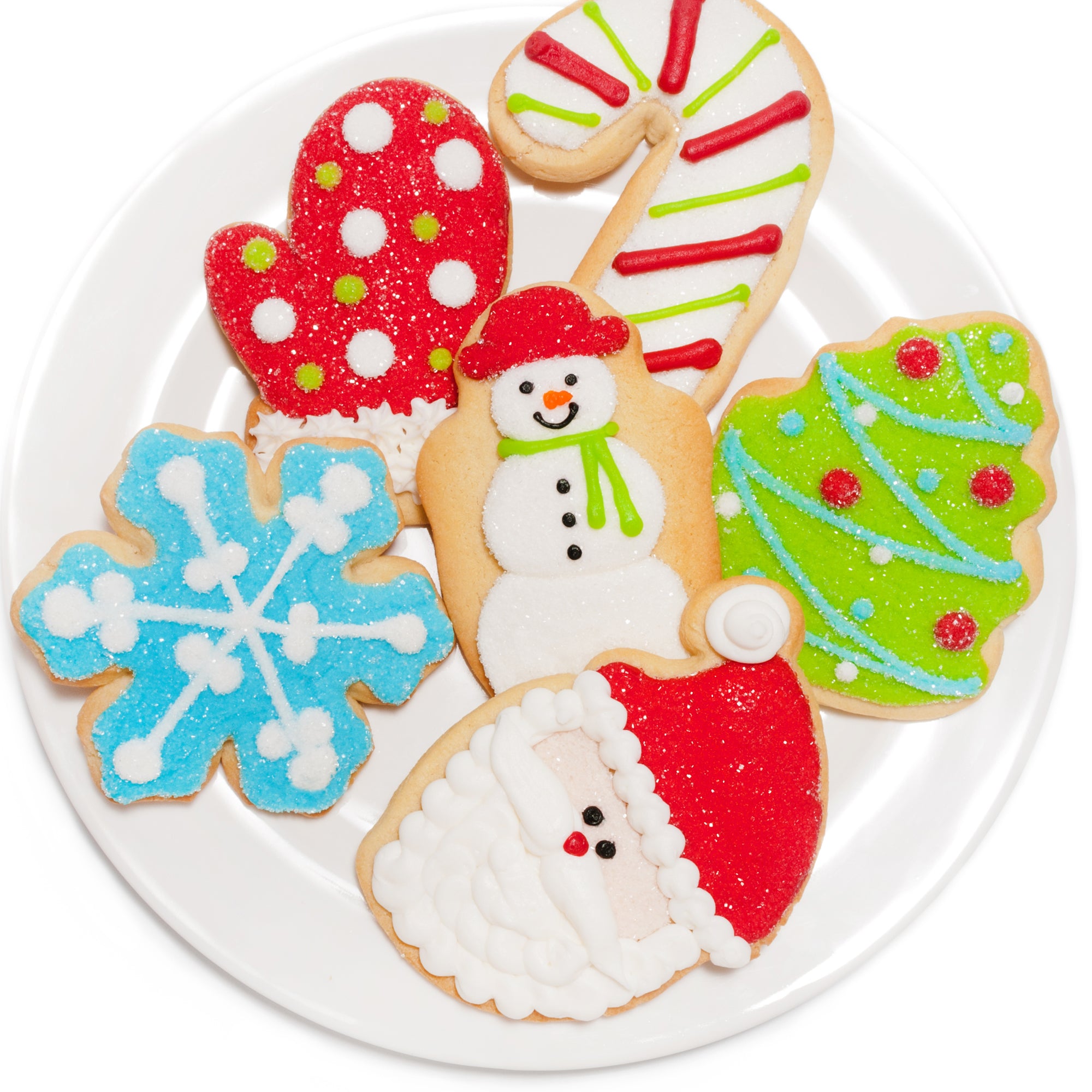 A Dozen Decorated Christmas Cookies - Barbee Cookies