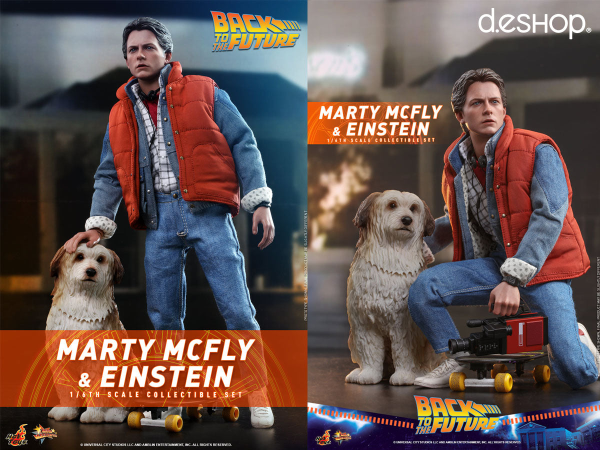 Hot Toys : Marty McFly and Einstein - Back to the future (SOLO APARTAD