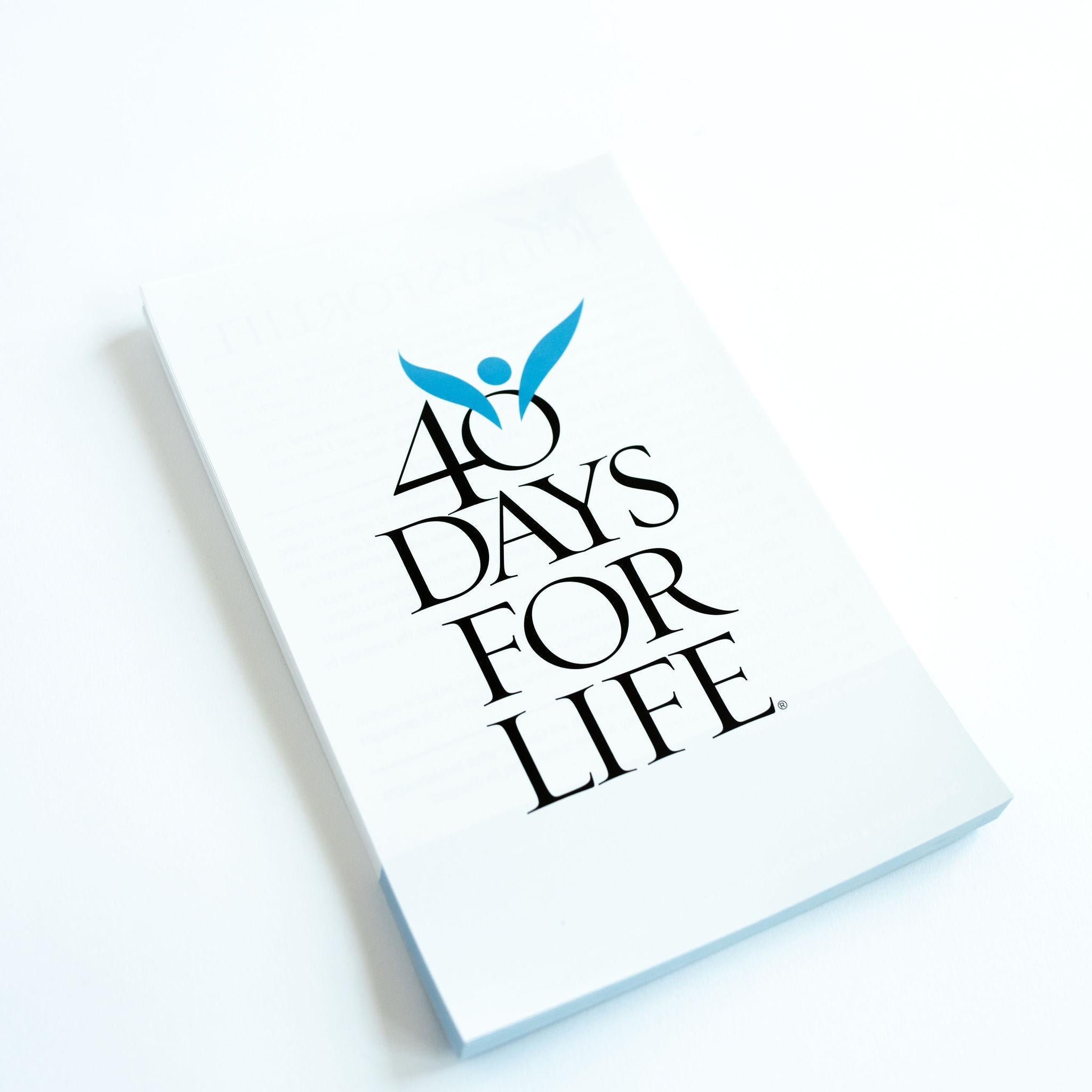 Door Hangers (Pack of 50) - 40 Days for Life