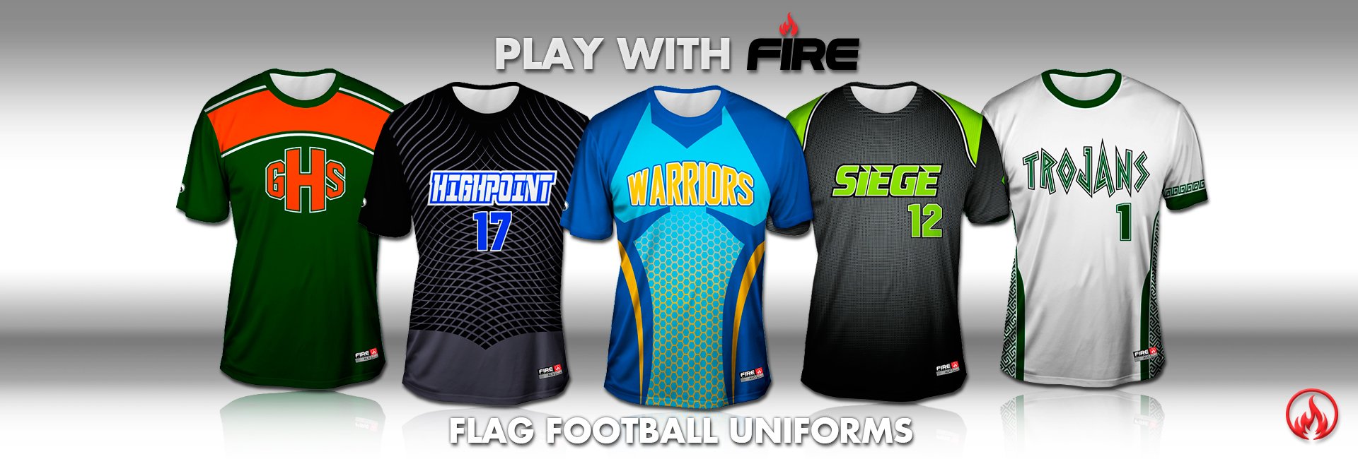 Custom Flag Football Team Uniforms - Sportira Teamwear - Sportira Teamwear