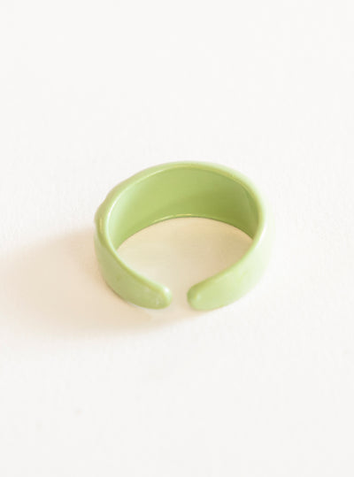 Wavey Baby Ring, Verde Claro