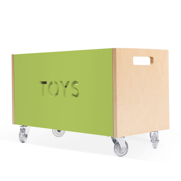 toy storage with casters