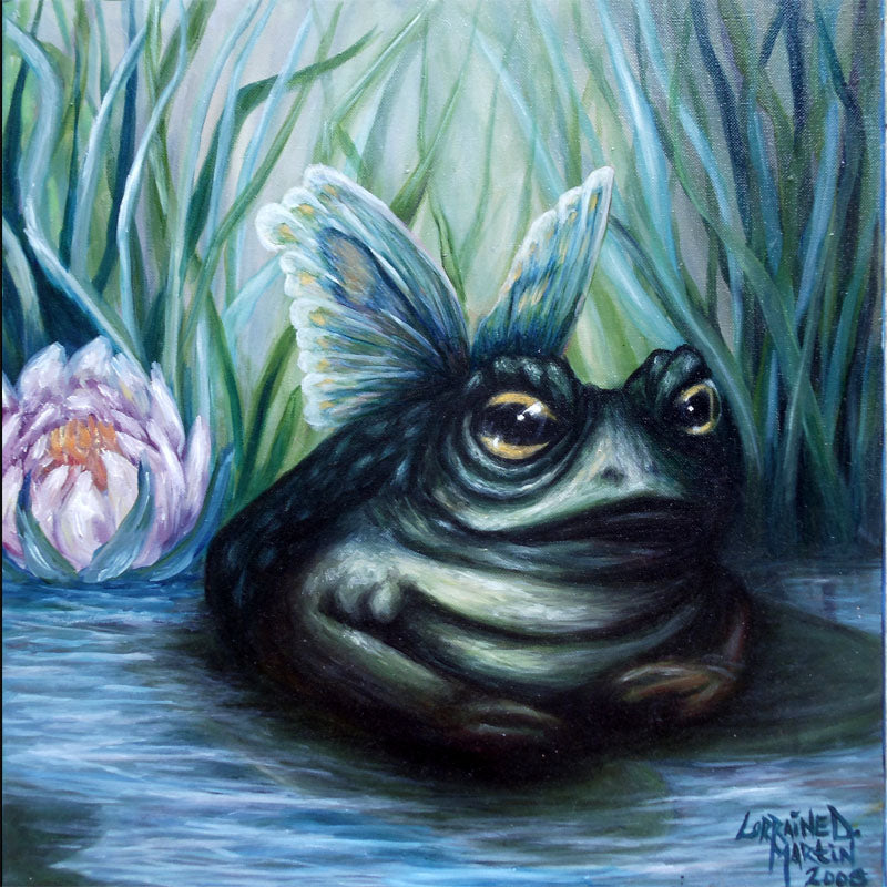 Swamp Butterfrog Giclee Canvas Prints